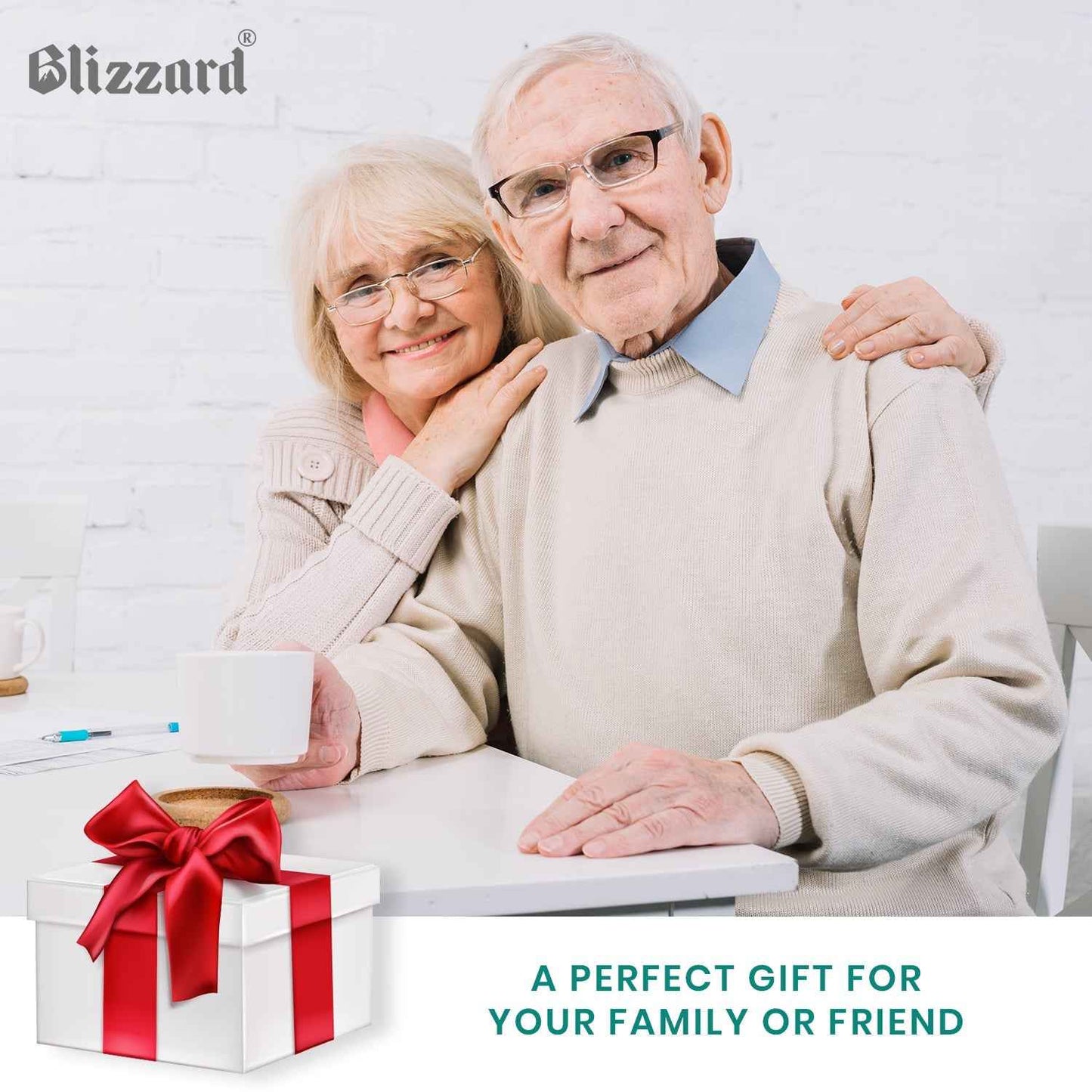 Blizzard® diabetic toenail clipper gift set – perfect gift for seniors or diabetic foot care kit