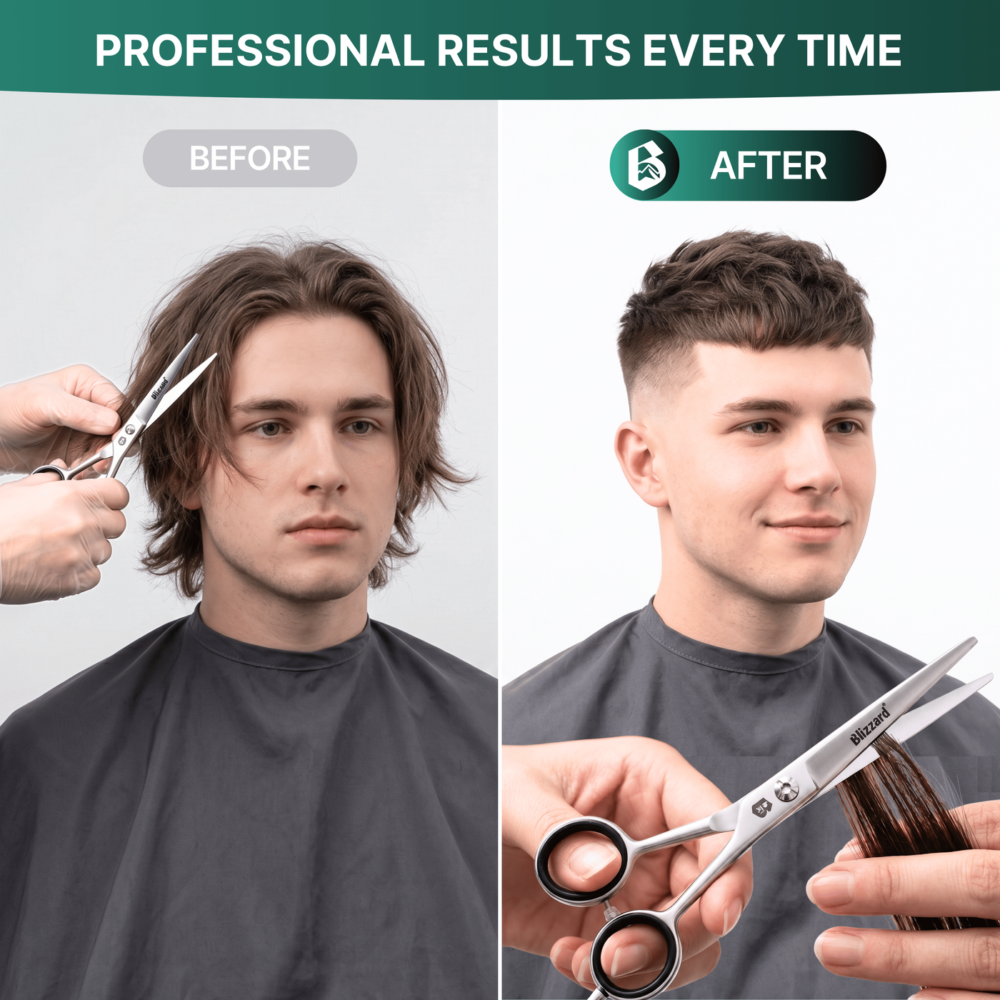 Blizzard Pro | Professional Hair Cutting Scissors & Grooming Kit – 16cm