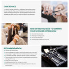 How to use Blizzard® VG-10 cobalt hair cutting scissors for precise salon-quality haircuts