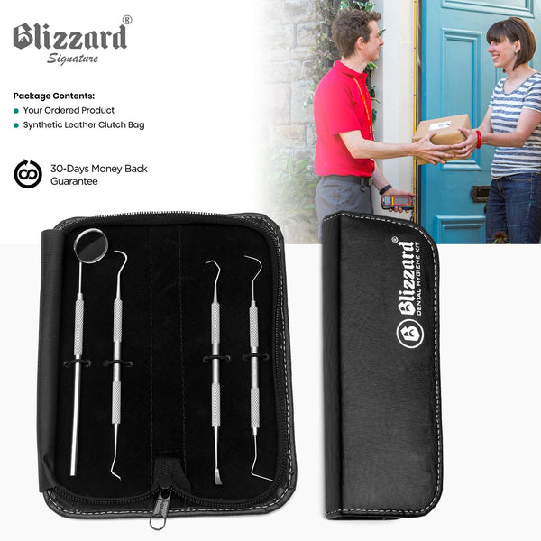 Dr. Dental デンタルケア 30g 4個セット Blizzard® 4-Pcs Dental Care Set | Plaque Remover for Teeth